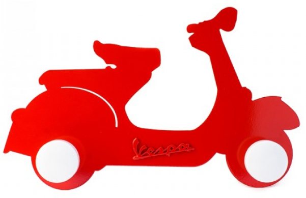 Vespa Metal Coat Hook - Clothes Hanger (600x600)