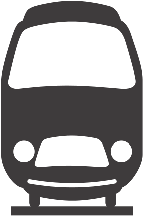 Black Subway Train Travel Icon - Transport (550x550)