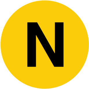 The Train Runs From Austoria-ditmars Blvd In Queens - N Train Logo Png (400x400)