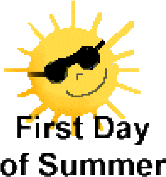 Clip Art First Day Of Summer Clipart - Day Of Summer Clip Art (640x651)