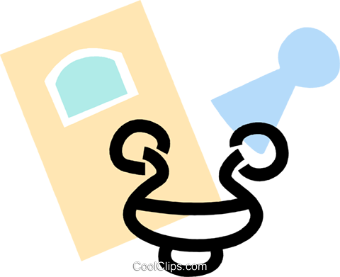 Door Knockers Royalty Free Vector Clip Art Illustration - Door Knockers Royalty Free Vector Clip Art Illustration (480x391)