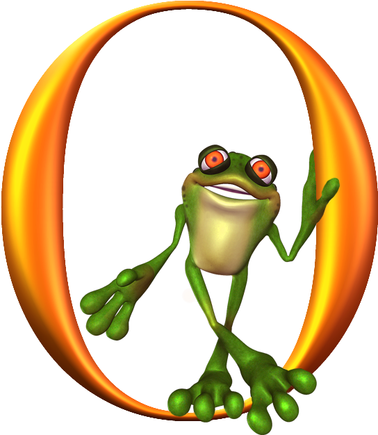 Abc Clip Art For Teachers Frog Images Gallery - Cartoon (1200x1200)