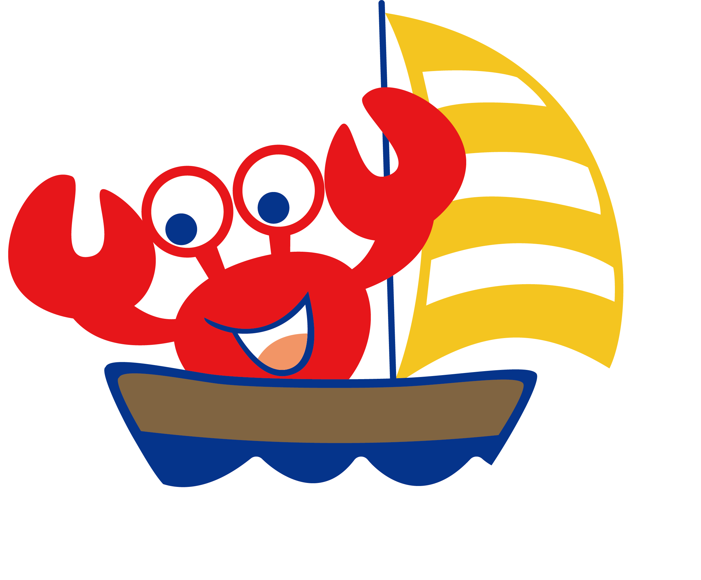 Red Crab Vector - Illustration (2287x1894)