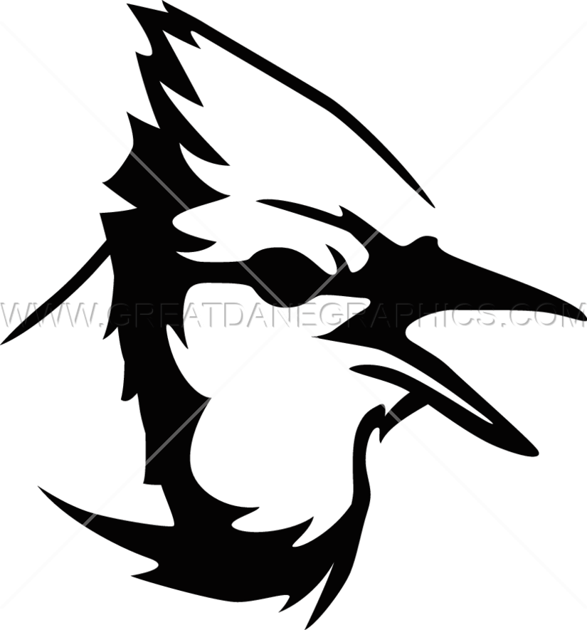 Blue Jay - Blue Jay Stencil (825x885)