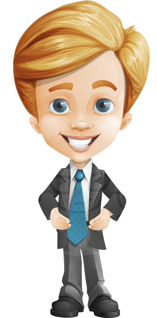 Filing - Business Cartoon Character Png (581x1060)