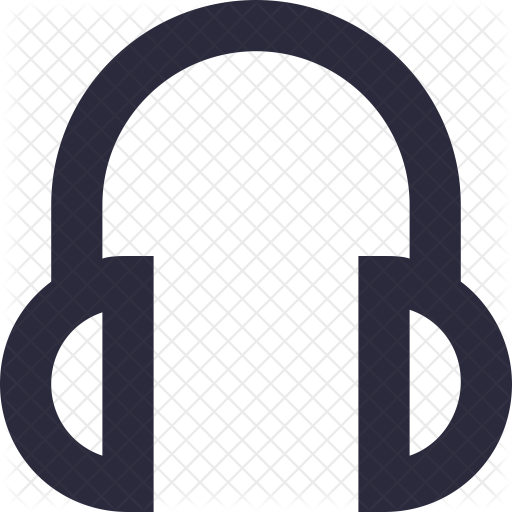 Headphones Icon - Sign (512x512)