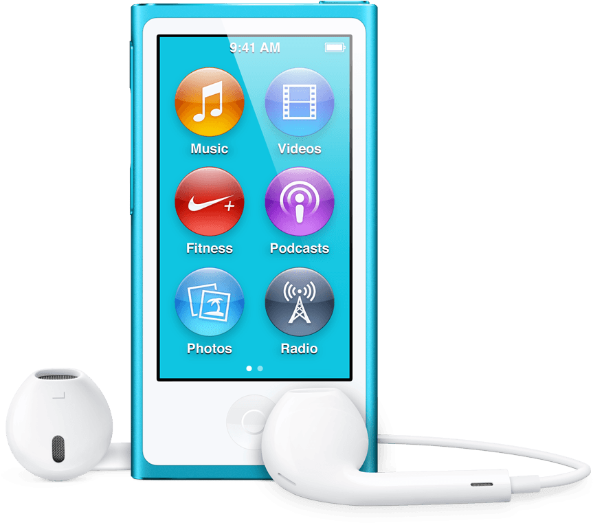 Ipod With Earbuds Clipart - Reset Ipod Nano 6th Generation (1024x914)