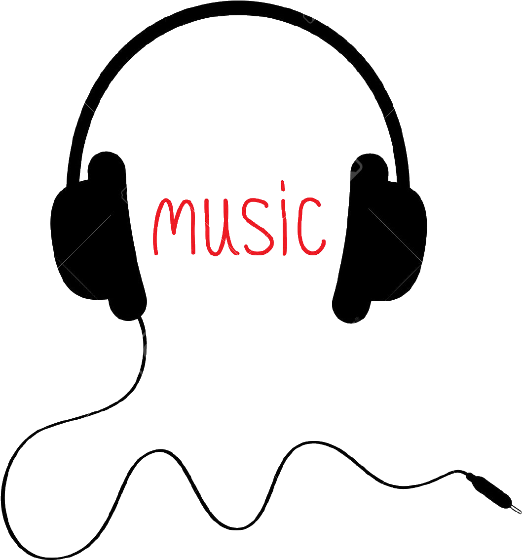 Stream Musical Trivia This - Headphones With Cord Clip Art (1300x1300)