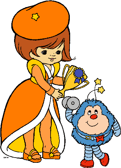 La La Orange - Rainbow Brite Lala Orange (402x569)