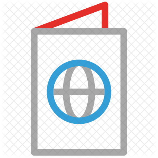 Passport Icon - Identity Document (512x512)