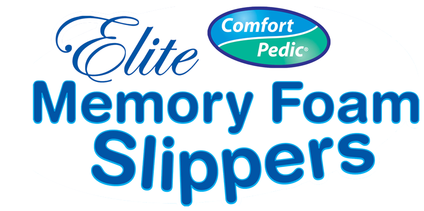 Elite Memory Foam Slippers - Seen On Tv Unisex Comfort Pedic Memory Foam Slippers (1000x614)
