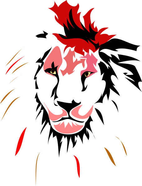 Lion-new Clip Art At Clker - Clip Art (456x597)