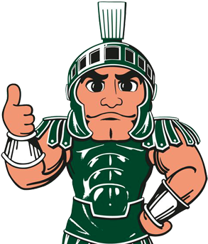 Msu Deca - Sparty The Spartan Mascot (356x356)