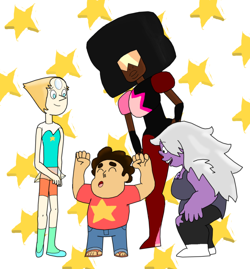 Steven Universe Cheering By Dragonmaker990 - Steven Universe Garnet Facesit (862x927)