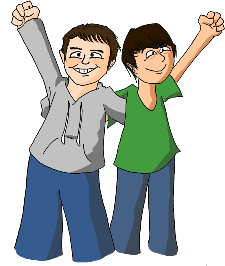 Brooks Fiedler And Austin Fite Cartoon By Fredcheeseburger - Cartoon (846x945)