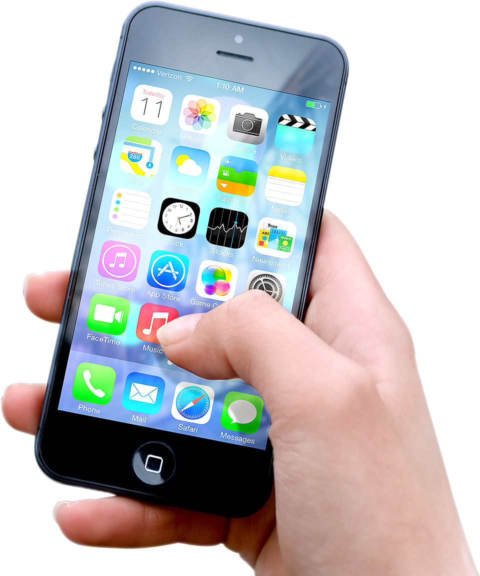 Iphone Clipart Holding - Xtreme Cables Audio Pod Mini Bluetooth Speaker, Blue (1260x1280)