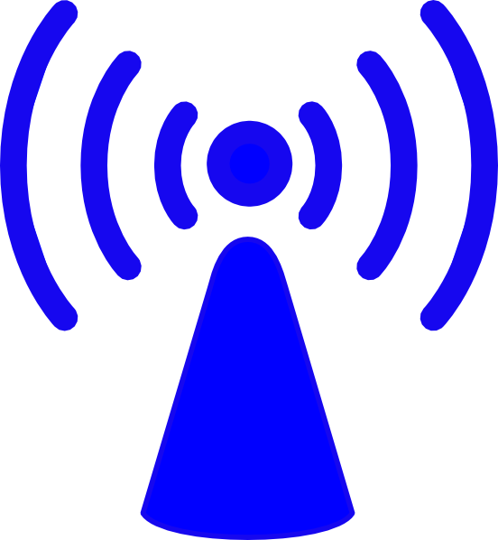 Dark Blue Ap Clip Art At Clker - Access Point Icon (552x598)
