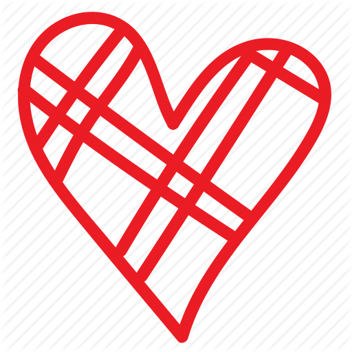 Drawn Heart Doodle - Drawing (512x512)