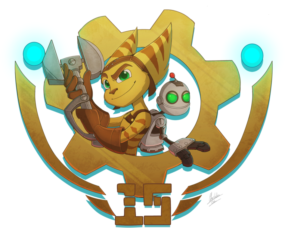 Video Game Fan Art - Ratchet & Clank (969x825)
