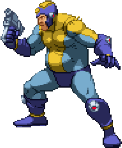 “ Versión Pixelada Y Semi-retro De “bad Box Art Mega - Bad Box Art Mega Man (500x605)