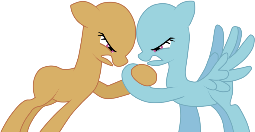 Fighting Pony Base For Kids - Bases De Mlp Fight (900x520)