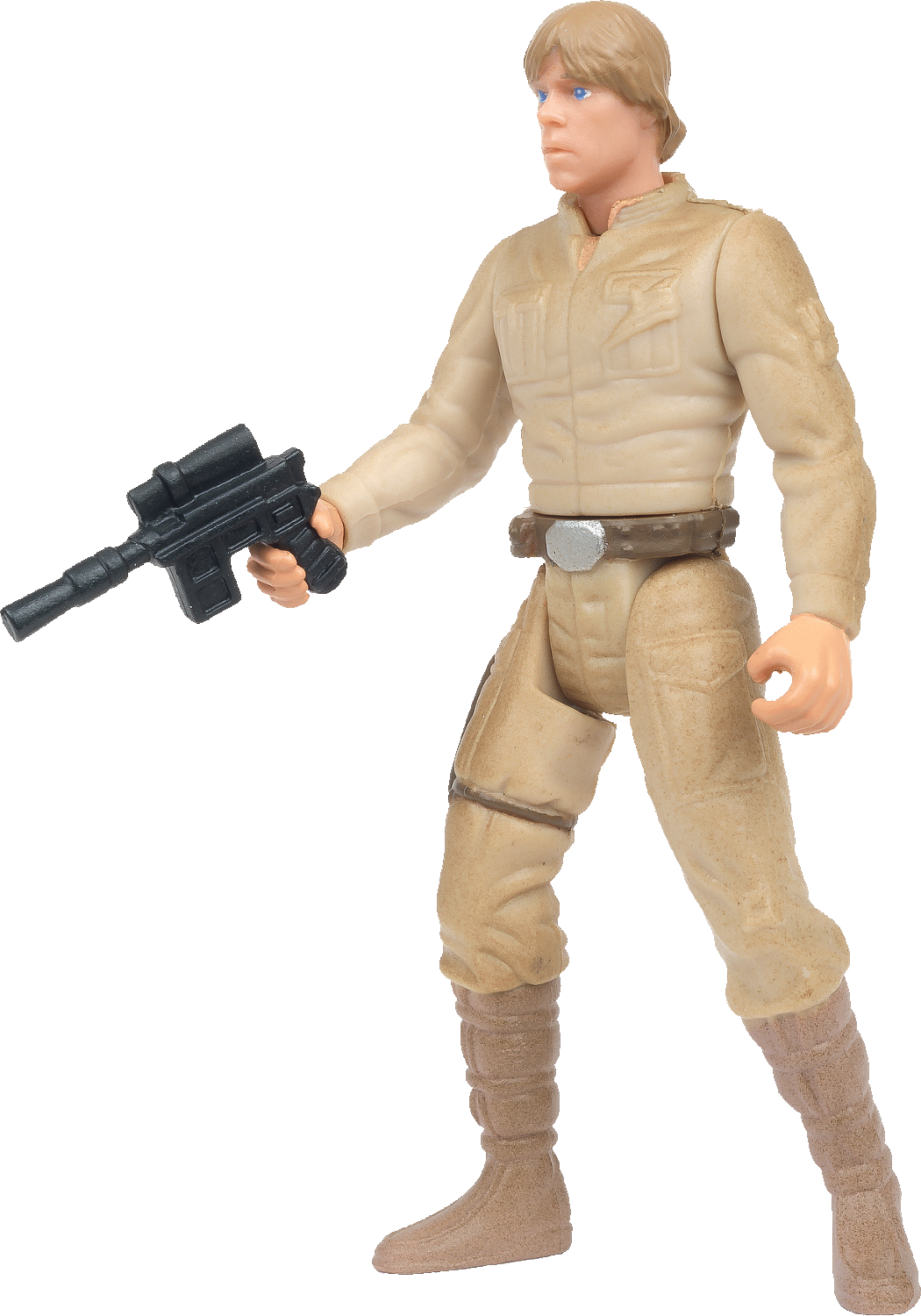 Bespin Luke Skywalker With Lightsaber And Blaster Pistol - Power Of The Force Luke Bespin (1050x1500)