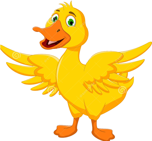 Wood Duck Clipart Bebek - Cartoon Duck (512x512)