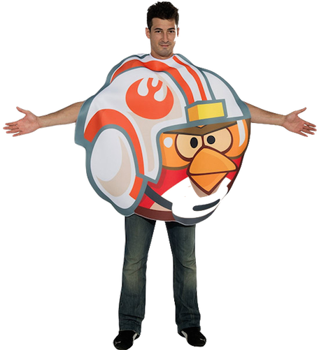 The Force Awakens The Light And Dark Side Of Star Wars - Adult's Angry Birds Star Wars Costume (500x500)