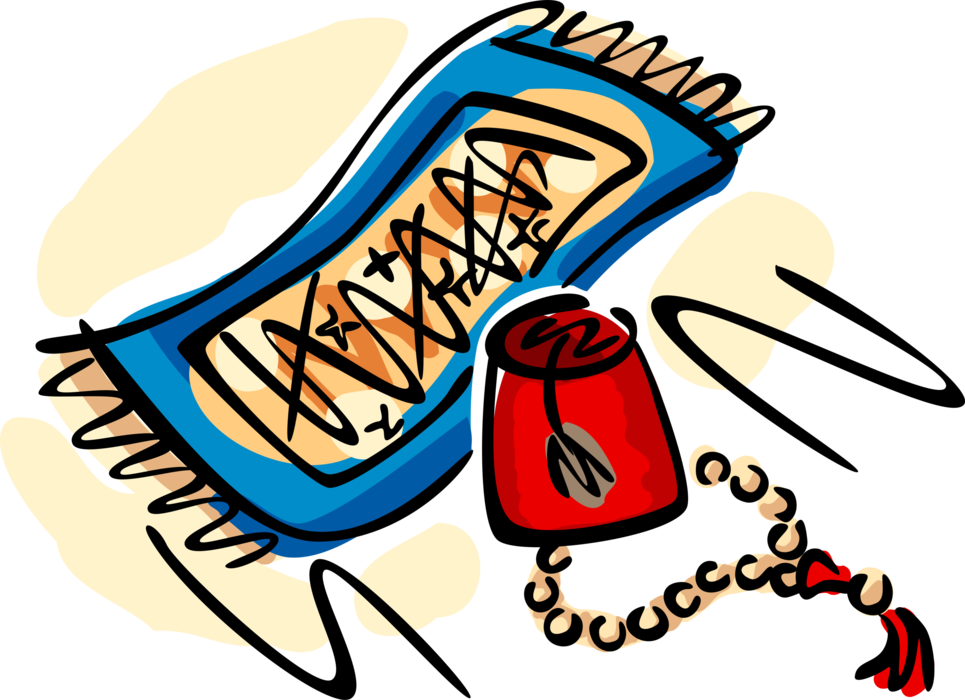 An Indian Ceremonial Hat And Mat Royalty Free Vector - An Indian Ceremonial Hat And Mat Royalty Free Vector (965x700)