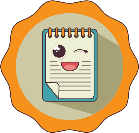 Notebook School Isolated Icon - Icon Design (550x550)