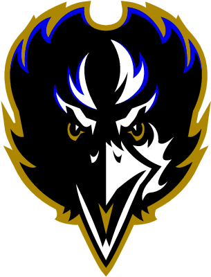 Baltimore Ravens - Baltimore Ravens 1996 Logo (319x418)