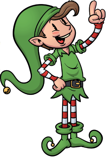 What's On Offer This Year - Cartoon Christmas Elves (346x506)