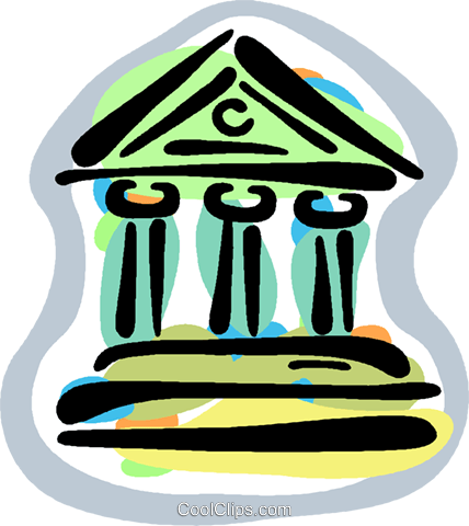 Financial Institutions Royalty Free Vector Clip Art - Clip Art (428x480)