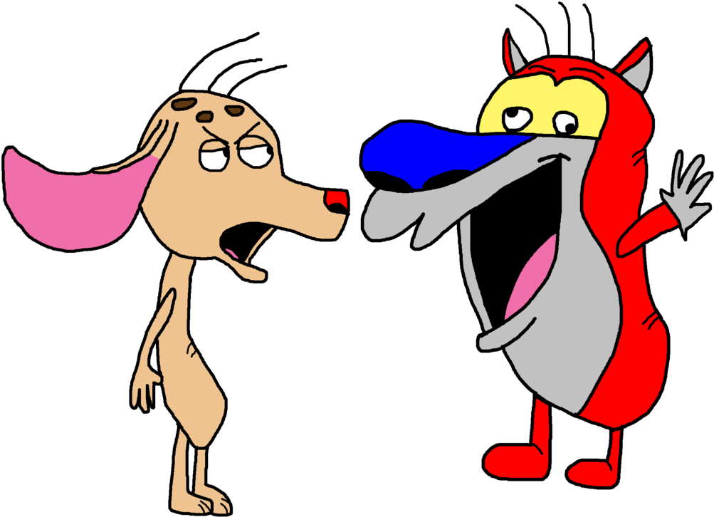 Seth Macfarlane Styled Ren And Stimpy By Atarster - Cartoon (1024x757)