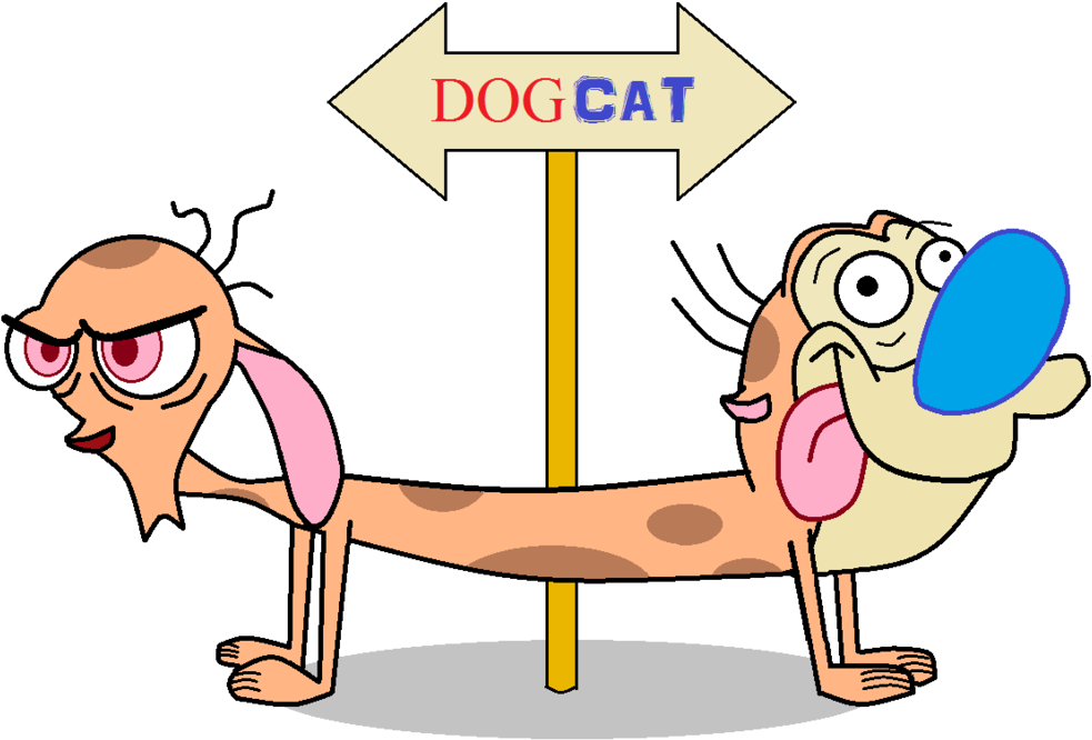 Ren Y Stimpy Coloring Pages - Catdog (1024x804)