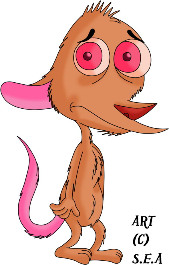 Ren And Stimpy-scruffy Ren By Skunkynoid - Cartoon (600x942)