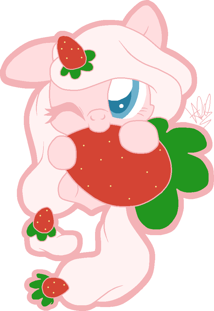 Chibi Strawberry Sundae By Natusoulsilver On Clipart - Sundae (709x1029)