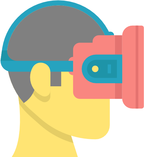 Virtual Reality Clipart Clip Art - Augmented Reality Virtual Reality Icon (512x512)