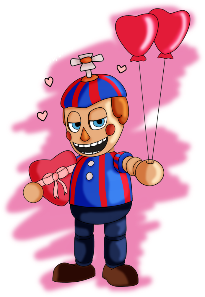 Happy Valentines Day By Endersgotsmart124 - Happy Valentines Day Five Nights At Freddy's (774x1032)