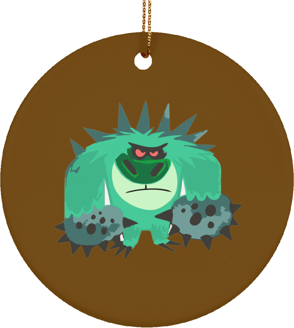 Trigeminal Neuralgia Monster Ceramic Circle Ornament - Trigeminal Neuralgia (1155x1155)