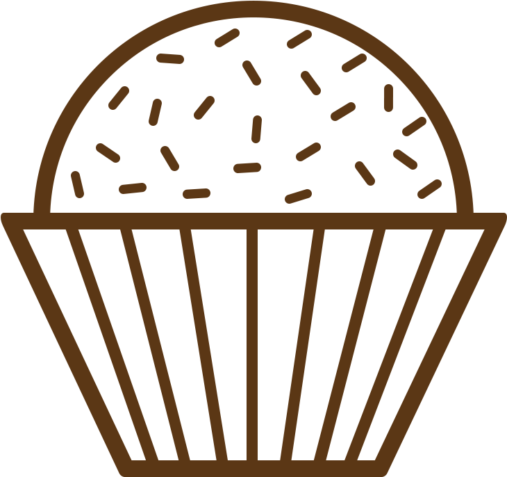 Brigadeiro Cupcake Chocolate Truffle Recipe - Cup Cake Icon (1000x1000)