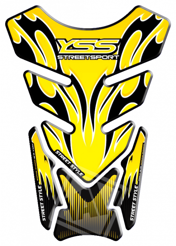 Adesivo Protetor De Tanque Street Yamaha Amarelo - Emblem (800x800)