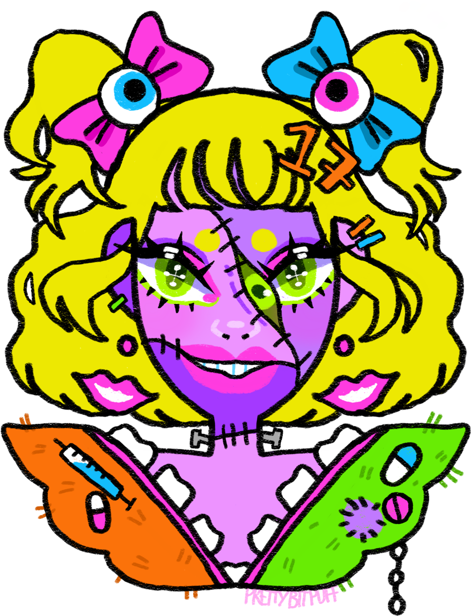 Japanese Street Fashion Street Style Monster Girl Zombie - Japanese Street Fashion Street Style Monster Girl Zombie (960x1280)