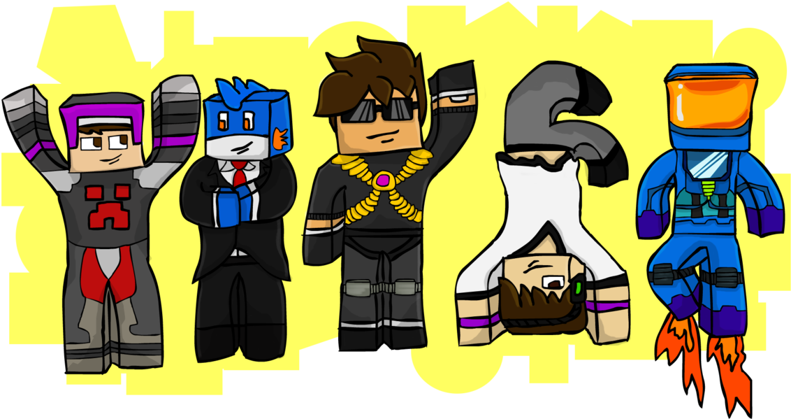 Budder Army By Streetviper - Skydoesminecraft Deadlox (1191x670)