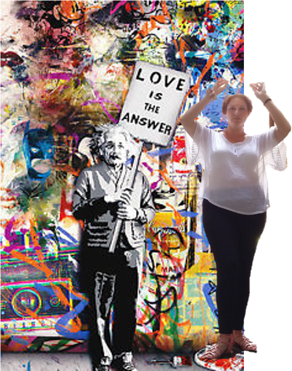 0 Replies 0 Retweets 0 Likes - Love Is The Answer Einstein Banksy (732x926)