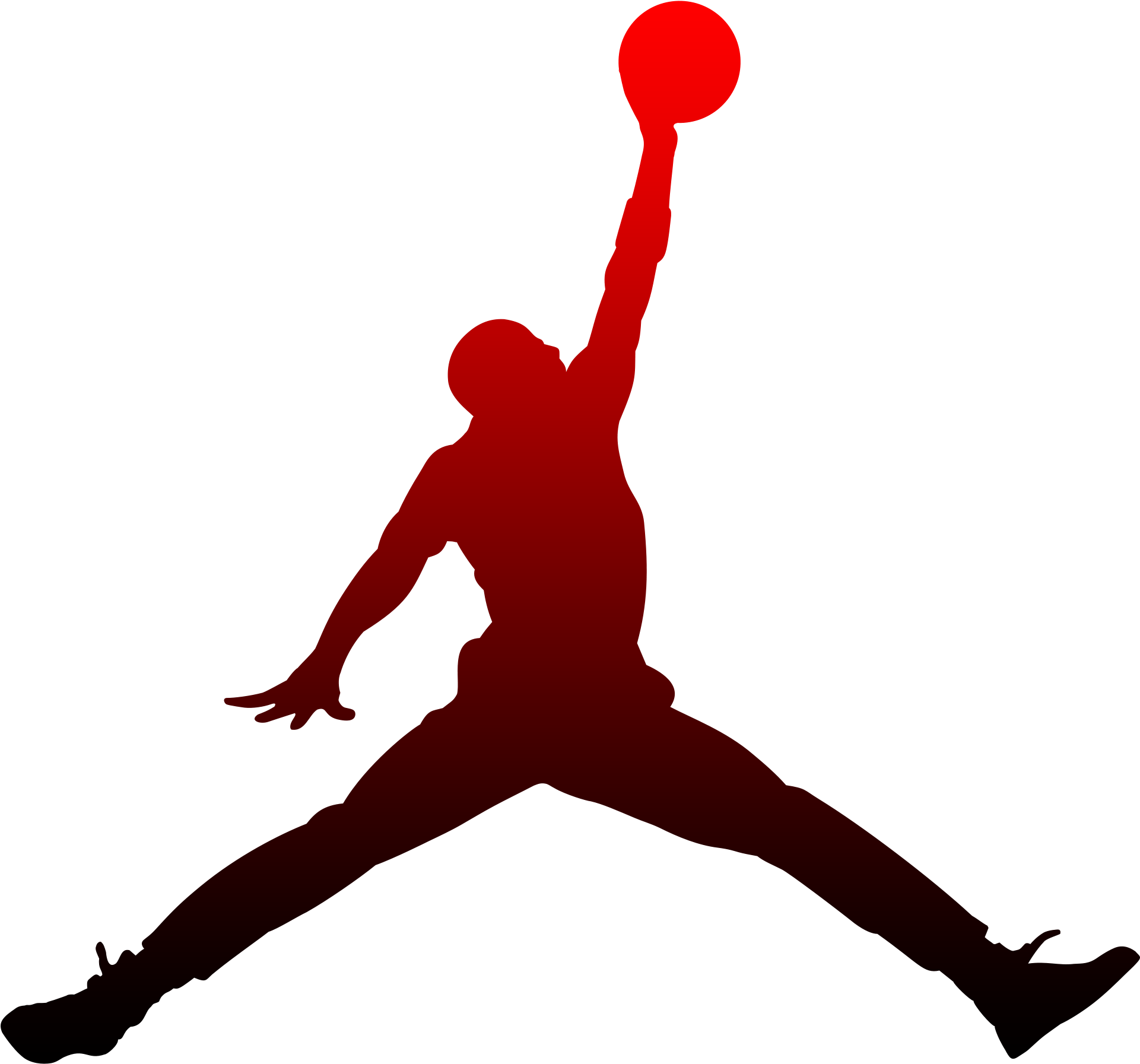 Cool Michael Jordan Clip Art - Greatman Air Jordan Nike Jumpman Logo Vinyl Sticker (2000x2000)