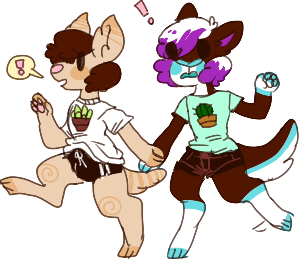 Hold Hands While Crossing The Street By Kuovii - Cartoon (960x832)