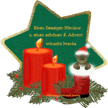 Text-animationen Text Transparent - Advent Candle (400x400)