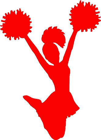 Picture - Cheerleader Silhouette (360x516)