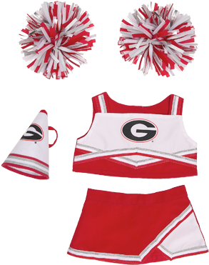 University Of Georgia Cheerleading Uniform For Build - Cheerleading Uniform (400x400)